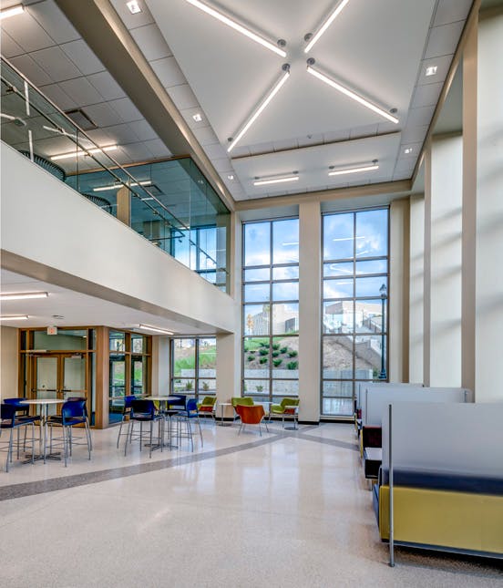 Modern academic study environment
